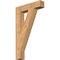 Ekena Millwork Traditional Block Smooth Bracket, Western Red Cedar, 3 1/2"W x 18"D x 30"H BKT04X18X30TRA05SWR - alternate 1